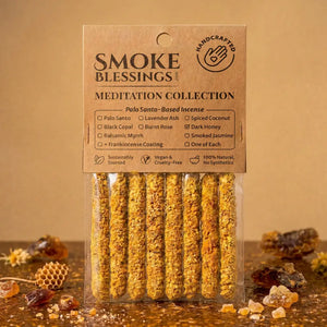 Dark Honey Incense Sticks retail pack of 8 hand-rolled sticks