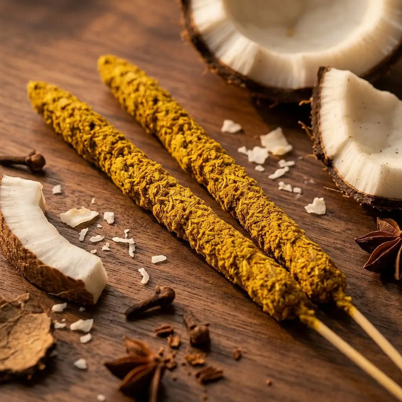 What We Love About Spiced Coconut Incense Sticks